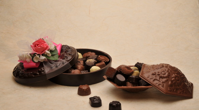 Chocolate Floral Box