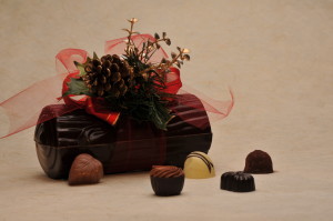 Chocolate Yule Log Box