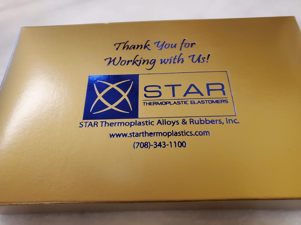 Corporate & Custom Gifts - Belgian Chocolatier Piron, Inc. - Star Thermoplastic Alloys & Rubbers Inc