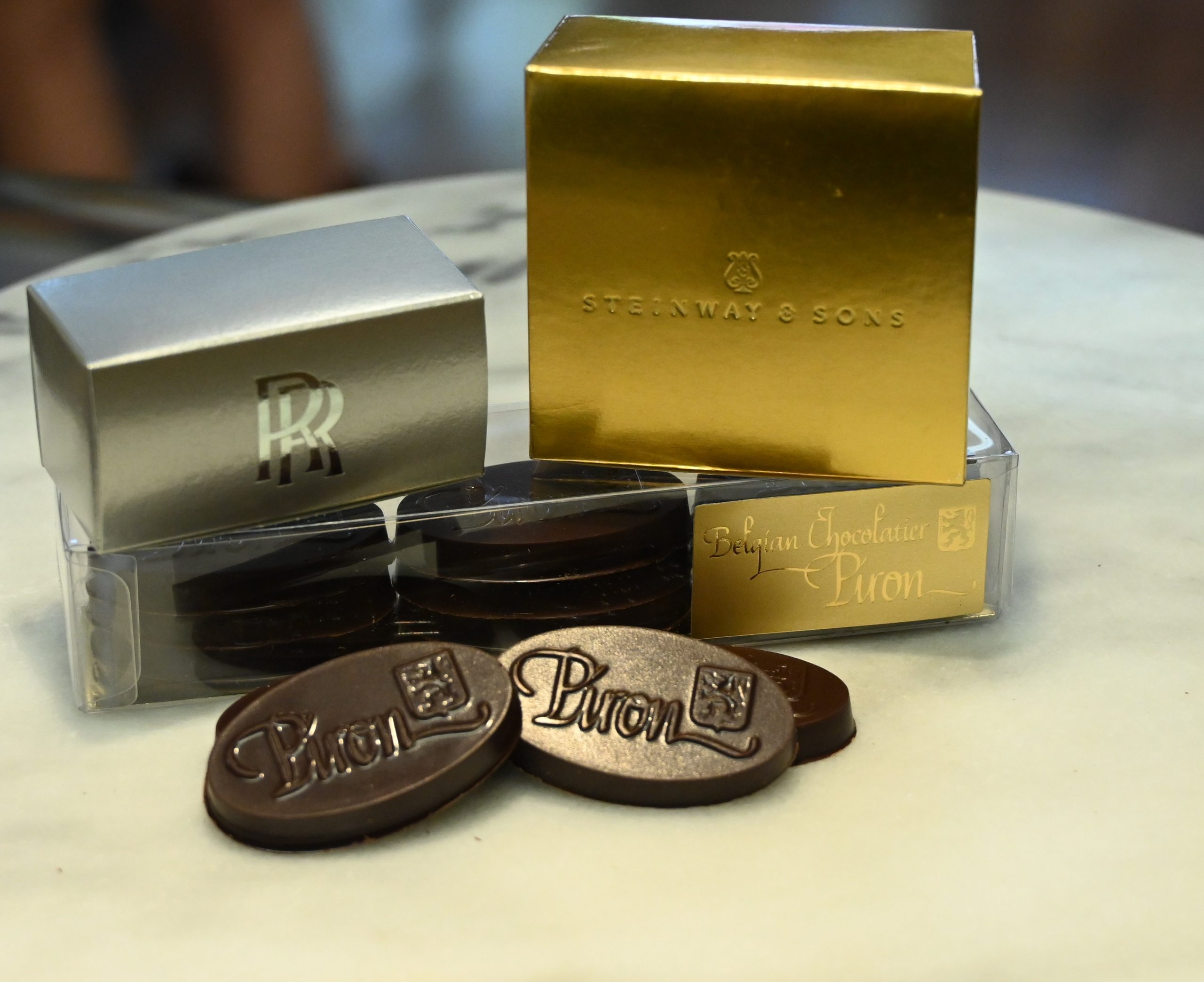 Custom printed boxes and custom molded chocolates